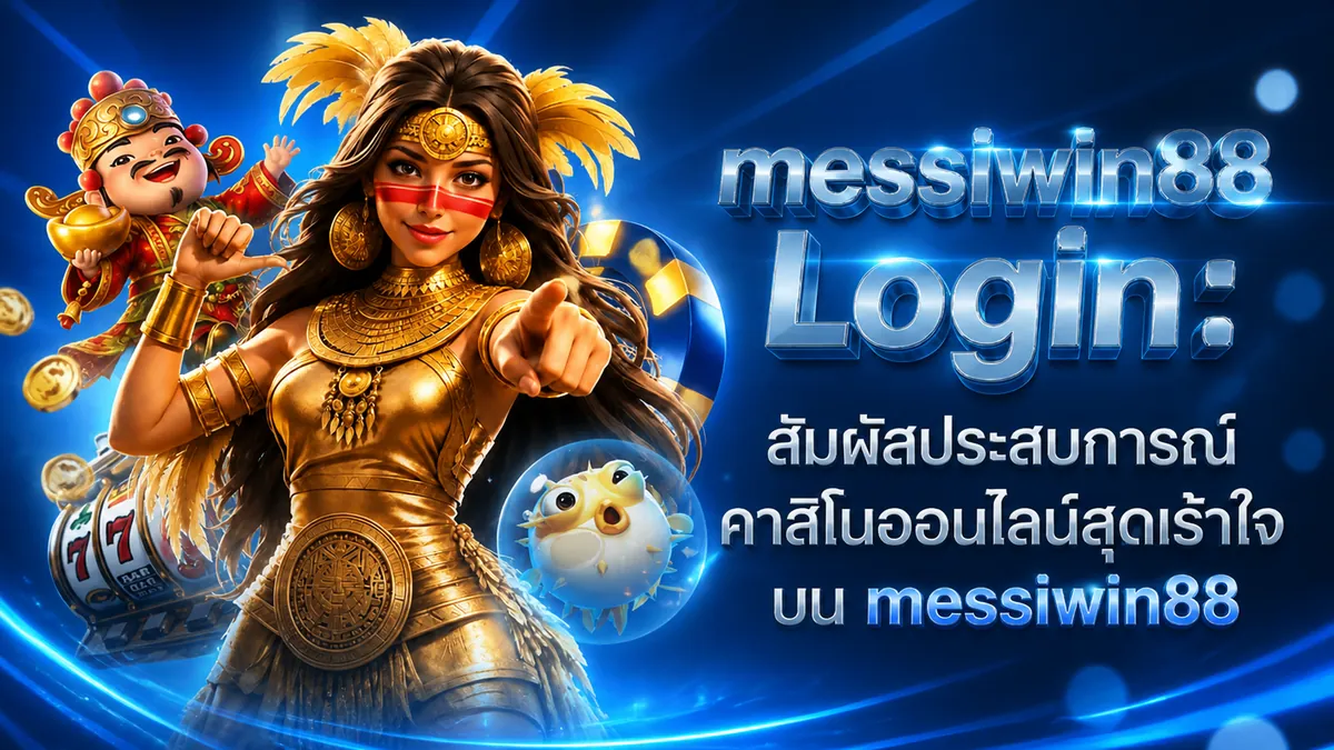 Messiwin88 สล็อต: เล่นสนุก ทำกำไรได้จริงบนเว็บตรง 2026